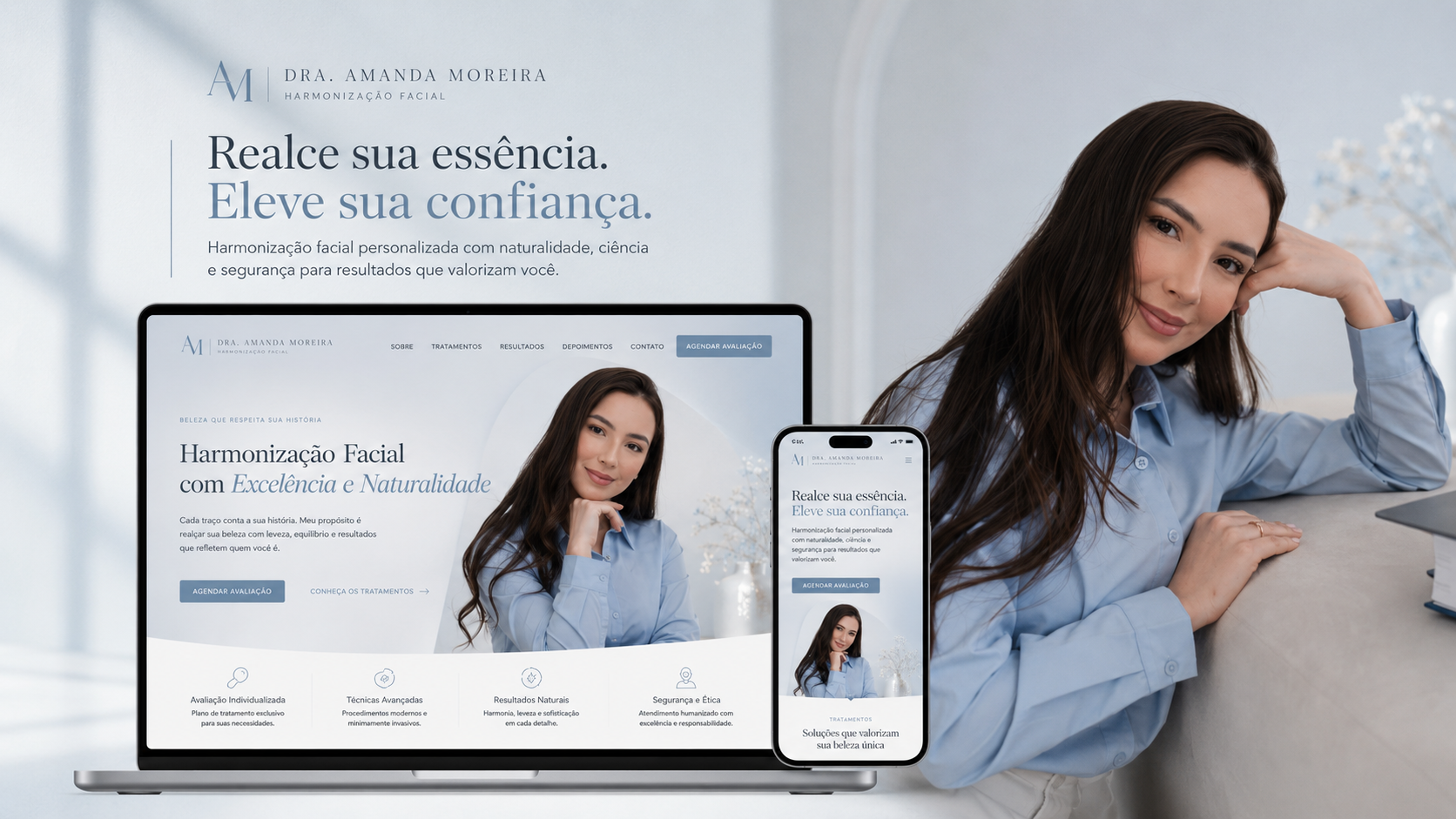 Modelo Harmonização Facial